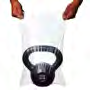 Elkay Plastics TUF-R Heavy LLDPE Gusset Bag Clear 10" X 8" X 24" 0.85 Mil 5 / 100 cs — supplier product-family reference photo; contents not included