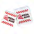 Fischer Double Opening Pizza Slice Bag 8 3/8" x 9" Printed 1000 / cs