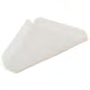 Southern Champion 8.44" X 7.75" Pizza Slice Wedge White Paperboard 500 / cs — supplier reference photo; packaging or variant may differ