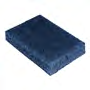 ACS Extra Heavy Duty Scouring Pad Blue, 3 1/2" X 6" X 0.88" 20 / cs — supplier reference photo; packaging or variant may differ