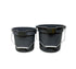 ABCO Pail w/ Fill Lines Gray , 14 Qt 12 / cs
