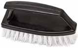 Reference image only; actual product specifications and packaging may vary. ACS Iron Handle Scrub Brush Grey Handle, 5.5" x 2" 12 / cs