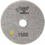 Reference image only; actual product specifications and packaging may vary. ACS 1500 Grit Diamond Floor Pads 20", Cyclone D Grey 2 / cs