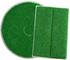 ACS Turf Tile & Grout Cleaning Pad Green, 17" 2 / cs