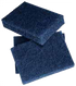 ACS Extra Heavy Duty Scouring Pad Blue, 3.5" X 6" 4 / 10 cs