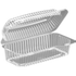 Inline Plastics Valu Pack Clear Hinged Container 8.81" x 4.88" x 3.19" 300 / cs