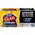 Clorox Glad ForceFlex Heavy Duty Trash Bags, Large 30 Gallon 25 Count 6 / cs