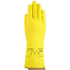 Ansell Alphatec 87-198 Rubber Latex Gloves Size 9 Yellow , Fishscale Grip 1 / dz