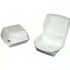 Southern Champion Paperboard Hamburger Clamshell White 4.38" X 4.38" X 3.38" 500 / cs