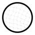 AmerCareRoyal Lightweight Latex Free Hairnet Black 24" 144 / bx