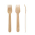 AmerCareRoyal Fork Cutlery Wooden 20 / 50 cs
