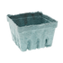 Novolex - Pactiv Molded Fiber Berry Basket 4.13" x 4.13" x 2.88" 1 Pint Green 420 / cs