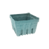 Novolex - Pactiv Quart Molded Fiber 2BB Berry Bskt Flt Green 5.5"x5.5"x 3.25" 297 / cs