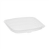 Novolex - Pactiv 4" Square Flat Recessed Lid Clear 4" x 4" x 0.56" 960 / cs