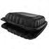 Novolex - Pactiv SmartLock Large Hinged Container Black TFPP 1 Cmpt 9.33x8.88x3.1 120 / cs