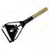 ABCO Janitor Metal Quick Change (No Box) 60" 1 1/8 Wood Handle Clear Lacquer 1 / ea