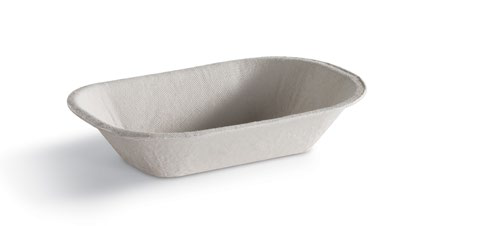 Chinet Jump #50 6"X 4" Food Tray  1000 / cs; Representative supplier photo of the same product type. Size, color, design, compartments, accessories and pack quantity shown may differ; this listing's specifications apply.