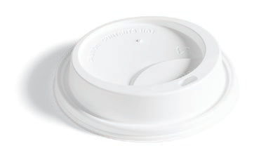 Chinet Comfort Cup Plastic Lid White For 12, 16, and 20 oz Cups 1200 / cs; Representative supplier photo of the same product type. Size, color, design, compartments, accessories and pack quantity shown may differ; this listing's specifications apply.