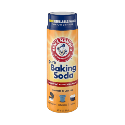 Church & Dwight Arm & Hammer Baking Soda 12 oz Shaker 6 / cs — Representative photo of the same brand and product type. Pictured size, scent, formulation, packaging and quantity may differ. Refer to this listing and the supplied product label for specifications and use instructions.