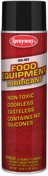 Claire Sprayway Food Equipment Lubricant 20 oz , Aerosol 12 / cs
