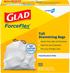 Clorox Glad ForceFlex MaxStrength Trash Bags, 13 Gallon 34 Count 6 / cs