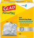 Clorox Glad ForceFlex MaxStrength Trash Bags, 13 Gallon 34 Count Febreze 6 / cs