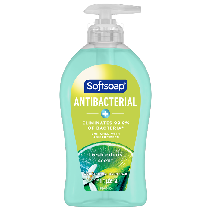 Colgate Softsoap Liquid Hand Soap Refill 50oz Green Antibacterial Fresh Sce. 6 / cs — Representative photo of the same brand and product type. Pictured size, style, scent, formulation, packaging and quantity may differ. Refer to this listing and the supplied product label for specifications and use instructions.