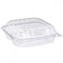 Dart Clearseal Hinged Lid Containers Large Entree 1 Comp PET Tray 2 / 100 cs — supplier reference photo; packaging or variant may differ