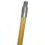 ABCO 60x15/16 Metal Thread Wood Handle Clear Lacquered Handle 1 / EA — supplier reference photo; packaging or variant may differ