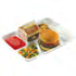 Novolex - Pactiv 6-Compartment Tray White 500 / cs