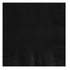 Lapaco 10" X 10" Beverage Napkin Black 2-Ply 1/4 Fold 18 / 200 cs
