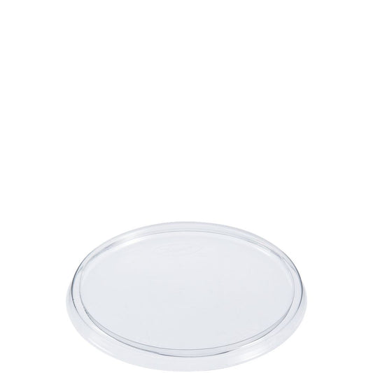 Dart 12CLR - 12 oz OPS Plastic Non-Vented Lid - Clear; manufacturer catalog photo.