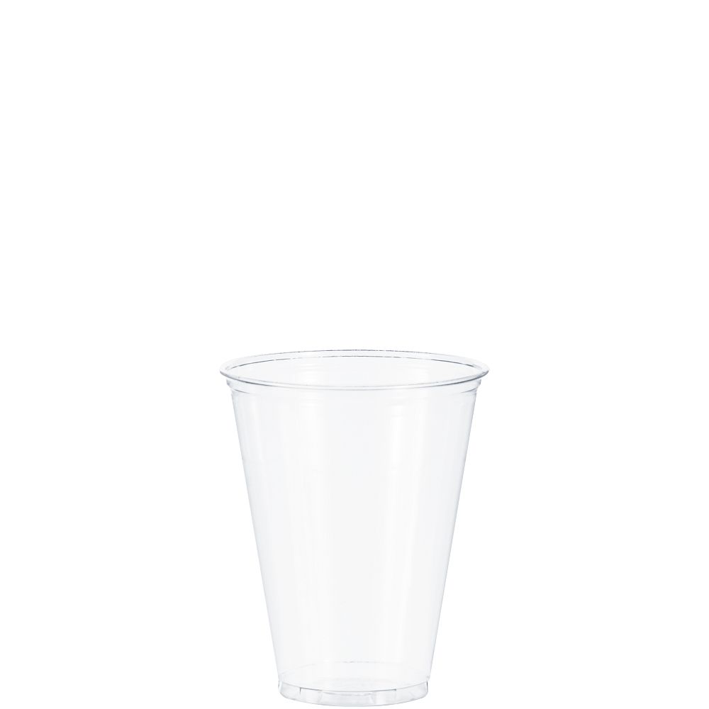 Dart TP9D - 9 oz Tall PET Plastic Cup - Clear; manufacturer catalog photo.