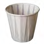 Genpak 3.5oz Paper Pleated Water Cup 2-3/8x2-1/4x1-1/2 25 / 100 cs — supplier reference photo; packaging or variant may differ