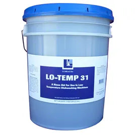 Photo shows Diamond Chemical LEA Lo Temp 31 rinse additive. This is a same-manufacturer, same-product-type reference; the pictured product label, formulation, container format and size may differ. The item supplied is the product described in this listing. Follow its actual product label and safety data sheet for use.