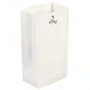 Novolex - Duro 2# Standard 30# Basis SOS Bag White 4.32" X 2.44" X 7.88" 500 / cs — Representative Duro bag photo. Pictured size, paper weight, print, packaging and quantity may differ; refer to this listing for supplied specifications.