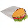 Novolex - Bagcraft Foil/Paper Sandwich Bag Silver 6" X 0.75" X 6.5" 1000 / cs — supplier reference photo; packaging or variant may differ