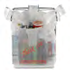 Crown Poly Hippo Sak "Thank You" Bag White 12.5" X 7.5" X 24" 13.5 Mic 26 / 50 cs