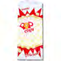 Fischer Popcorn Bag Plain White 3.5" x 2" x 8" 1000 / cs — supplier reference photo; packaging or variant may differ