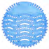 Fresh Products Wave 3D Urinal Screen Blue Cotton Blossom Scent 10 / bx
