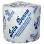 Roses Bella Donna Bath Tissue White 2-Ply 3.9" x 3.1" 500 Sheets 96 / cs — supplier reference photo; packaging or variant may differ