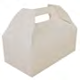 Southern Champion Paperboard Barn Style Carry Out Box White 8.88" X 5" X 6.75" 10 lb. 150 / cs — supplier reference photo; packaging or variant may differ