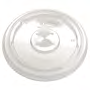 Fabri-Kal Clear Flat Drink Cup Lid X-Slot For KC12S KC16T KC16S KC20 KC24 10 / 100 cs — supplier reference photo; packaging or variant may differ