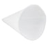 Genpak Bagged Paper Cone and Snow Cups White - 4.5 oz 25 / 200 cs