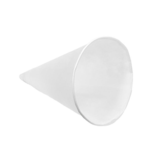 Genpak Bagged Paper Cone and Snow Cups White - 4 oz 25 / 200 cs; Representative Genpak photo of the same product type. Size, color, design, compartments, accessories and pack quantity shown may differ; this listing's specifications apply.