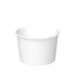 Graphic Packaging 16oz Squat Paper Food Container Carte Blanc / White 20 / 25 cs