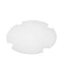 Graphic Packaging White Flat Paper Lid For 170 oz / 10 lb Food Bucket/Tub 8 / 25 cs