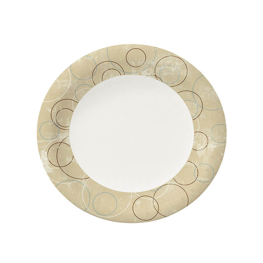 Representative image: A 9-inch Champagne paper plate is shown as a product-type reference. This listing is for a 10-inch plate; listed specifications and quantity apply.