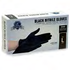 Empress Nitrile General Purpose Glove Medium, Black 3 mil Powder Free 10 / 100 cs