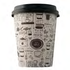Empress 10oz Wrapped Squat Paper Hot Cup Stock Good Day Print 20 / 50 cs